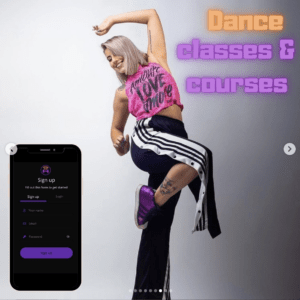 Dance classes and courses on Fit4Mii Fitness app