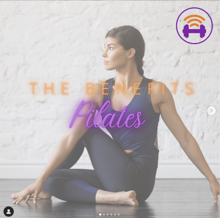 Images of a lady doing a gentle pilates stretch | Fit4Mii App